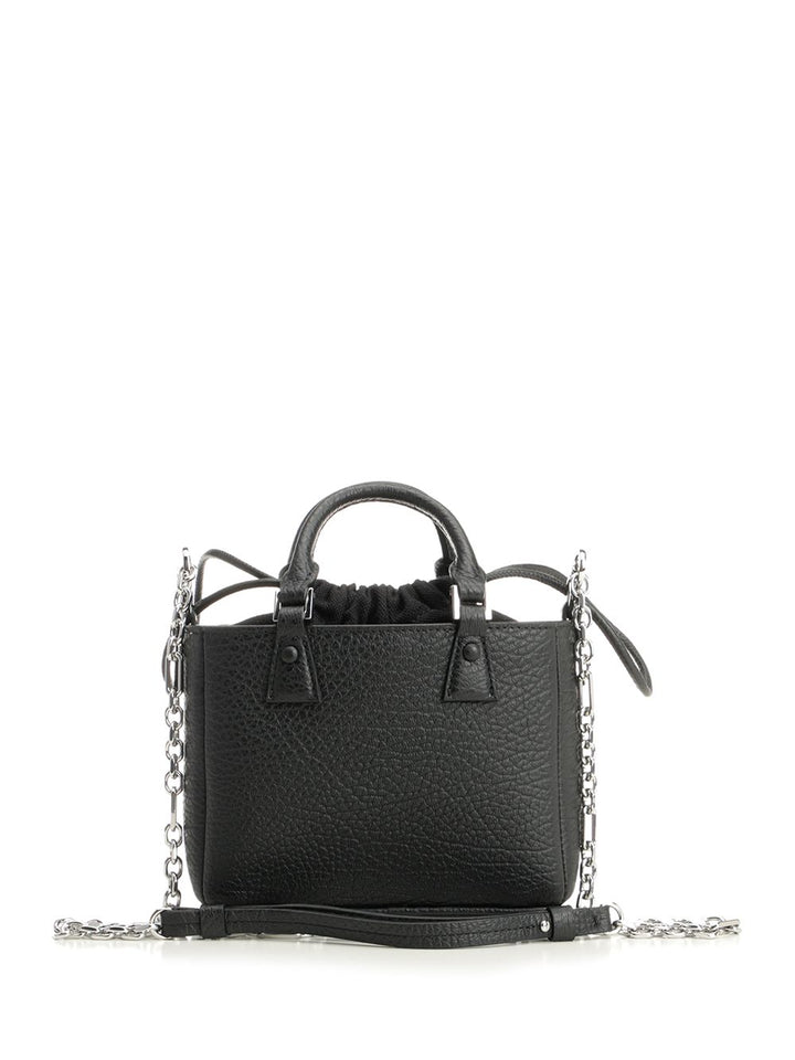 Maison Margiela 5ac Tote Horizontal Crossbody Bags - Black | be2d73feeac5a1e0a30ced271bf829b016a27392