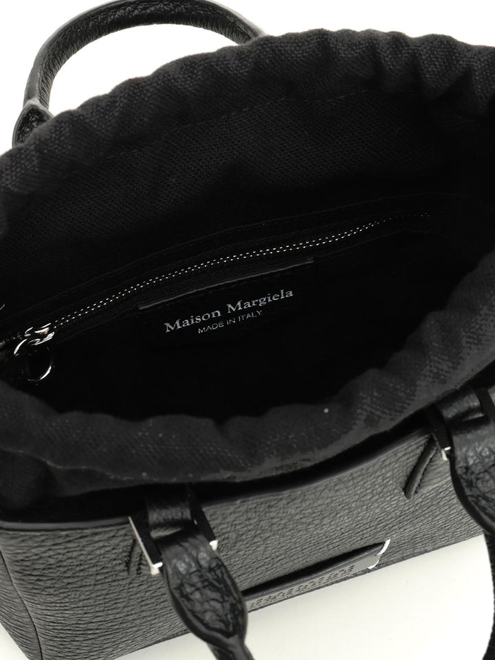 Maison Margiela 5ac Tote Horizontal Crossbody Bags - Black | 3ca81edd759ccec8a9ee2bc34275330688f40492