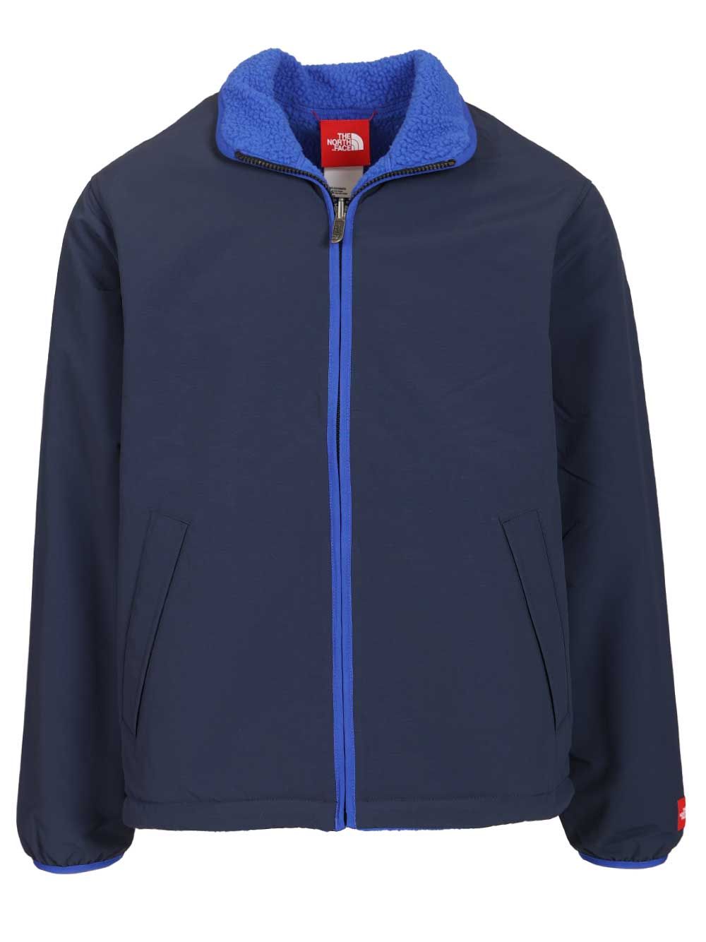 The North Face Red Box Reversible Fleece Jacket Jackets - Blue | 5c52c94760208e033f1c621cee395d0214492c15