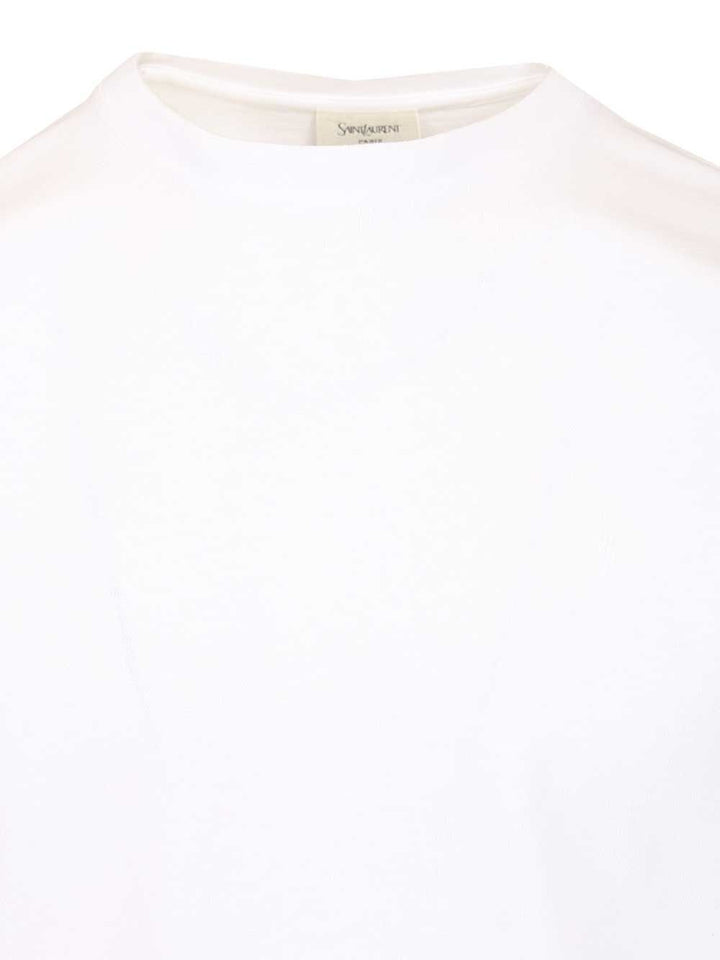 Saint Laurent Cassandre T-Shirt - White | fe0e1dd9ccb1769cb990c1645400bfd39597d816