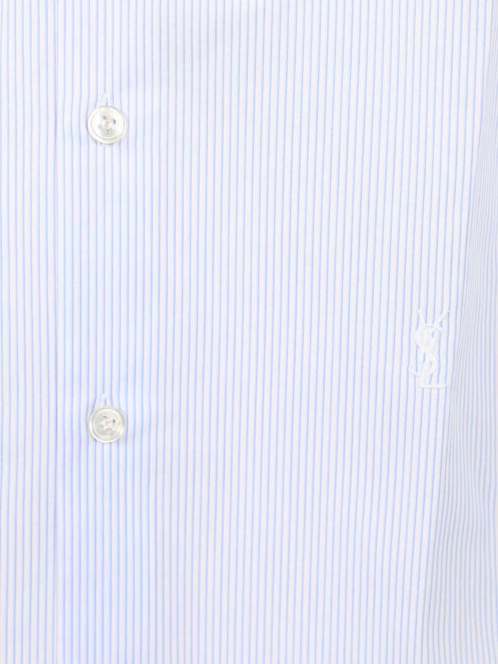 Saint Laurent Cassandre Shirts - Light blue | 8a70260607b6d6732602113f44f63367b6b50d81