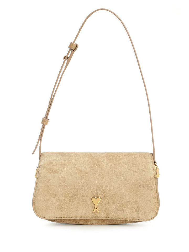 Ami Paris Paris Shoulder Bags - Beige | 1c1be3eab9e22fd5f5dca2f0bcbd87f9412291bf