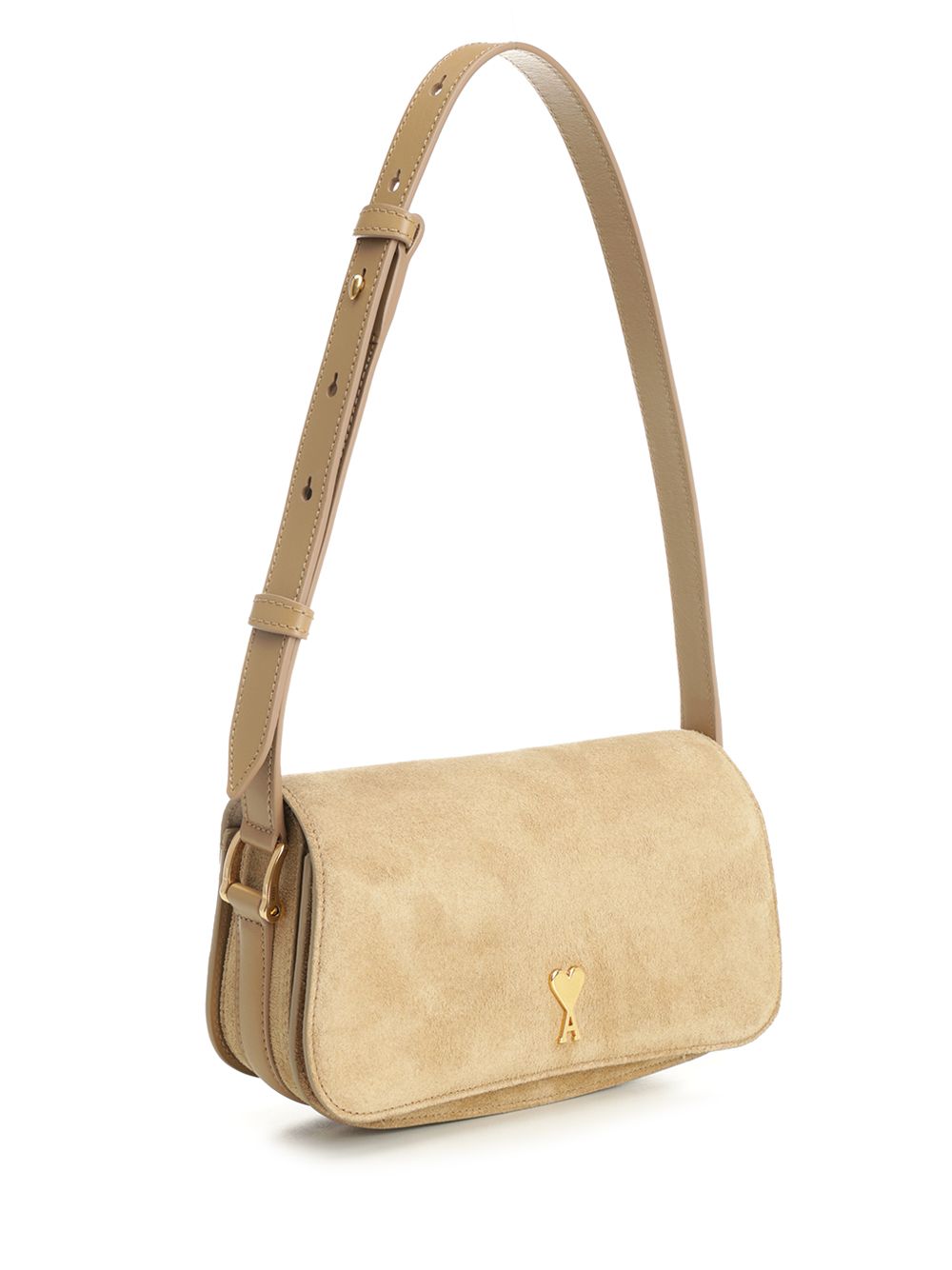 Ami Paris Paris Shoulder Bags - Beige | 43f2ca00a91877f994660d3f16f472e8c1ef083e