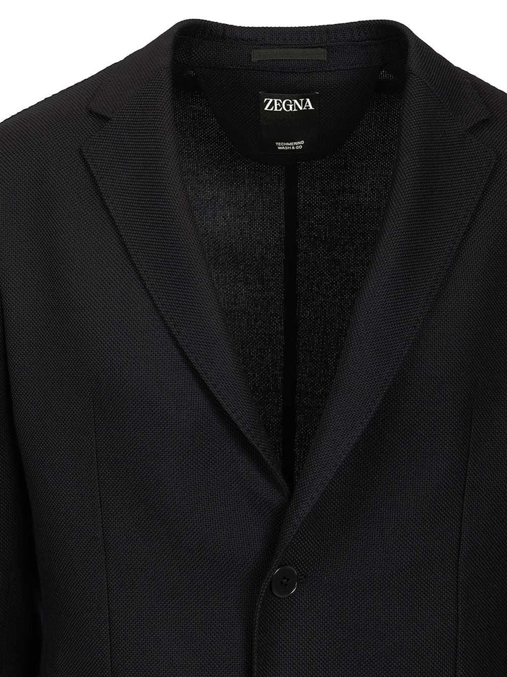 Ermenegildo Zegna Unlined Blazer Jackets - Blue | 4f9ca0d8ef9b1aa73e2e67d1560e9b754881e7e9