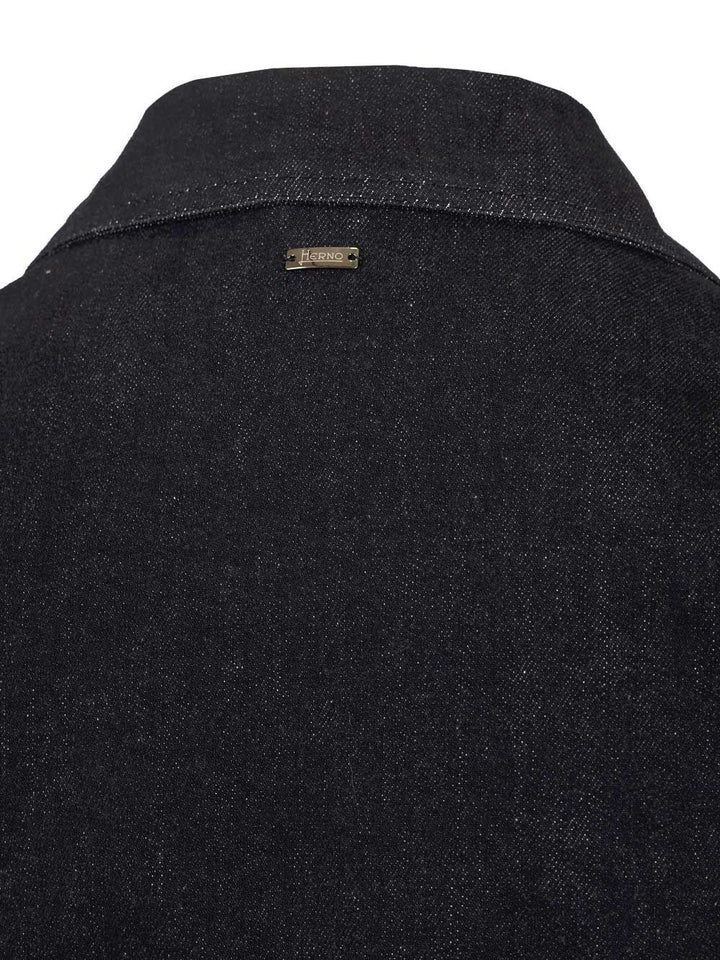 Herno Denim Bomber Jacket Jackets - Blue | cd89fbe460aafc8b4e33dda6ab3aa9e646c1d0cd