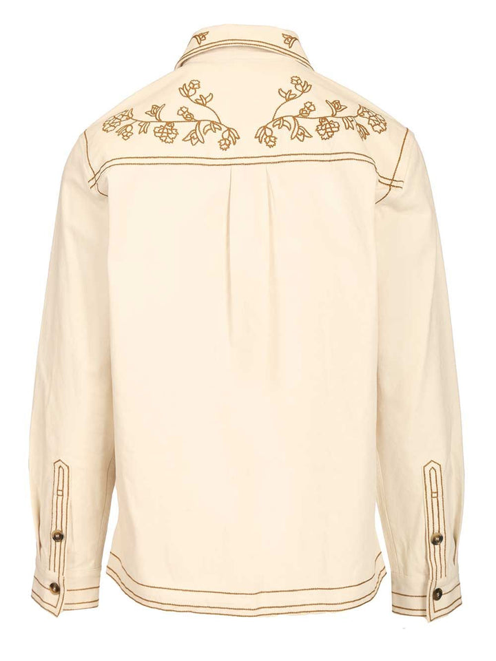 Marant Rudy Overshirt Shirts - White | cc8531eef8b6447638812f386e58101a05946b6a