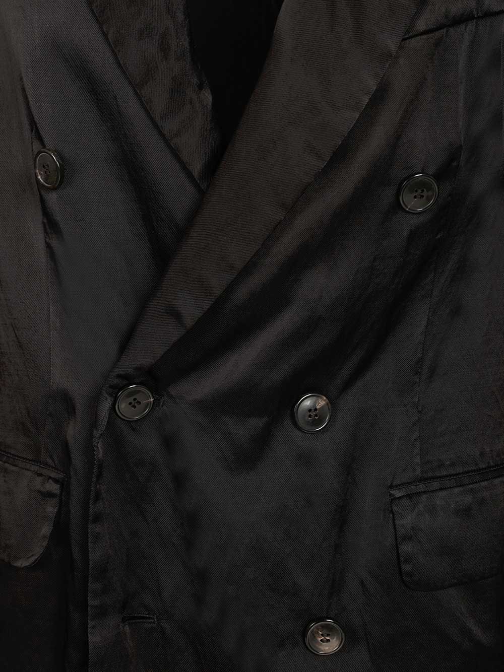 Dries Van Noten Double-Breasted Jacket Jackets - Black | 3f7c2a2ff15cd2a3819c5a615bc457ec1055a2c4