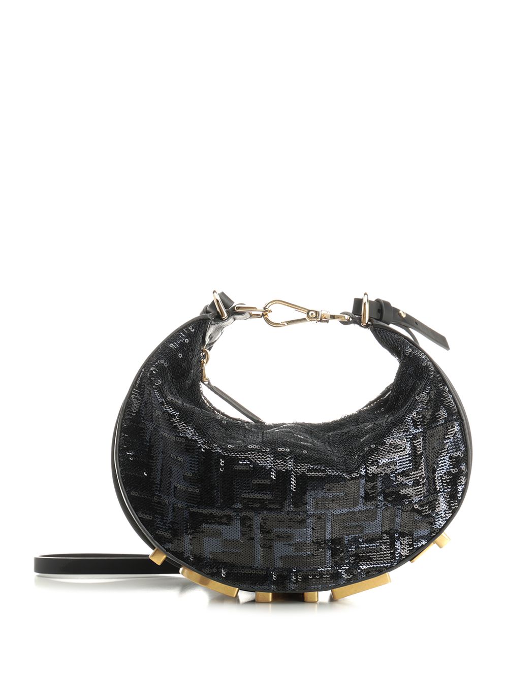 Fendi Fendigraphy Crossbody Bags - Blue | 5e47591d63ad1b50da4bb7f6b330b2312e76c826