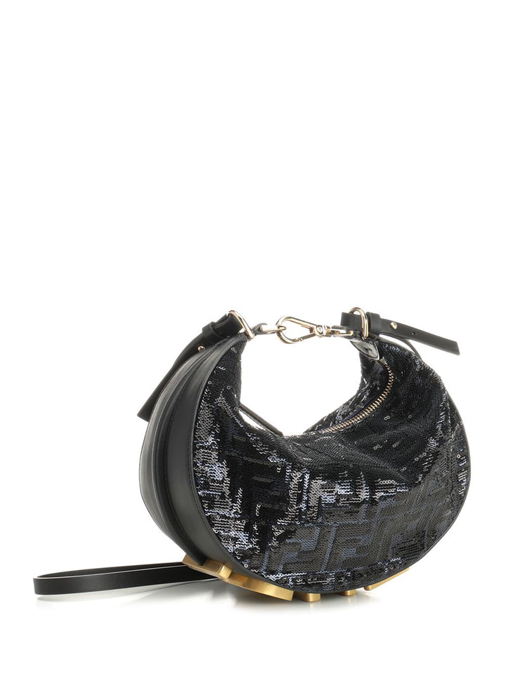 Fendi Fendigraphy Crossbody Bags - Blue | 474a8c36c169d659f18afe35b36b0c8cc7f202a2