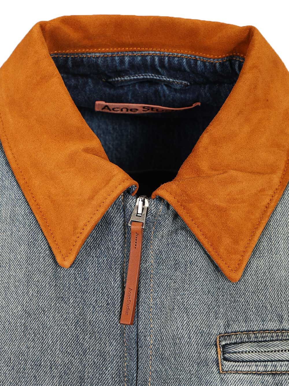 Acne Studios Denim Bomber Jacket Jackets - Blue | b65e49a834a5e2685cea4340a16a22878bbae20c
