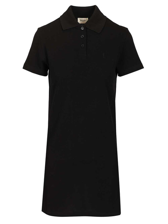 Polo Dress Dresses Black