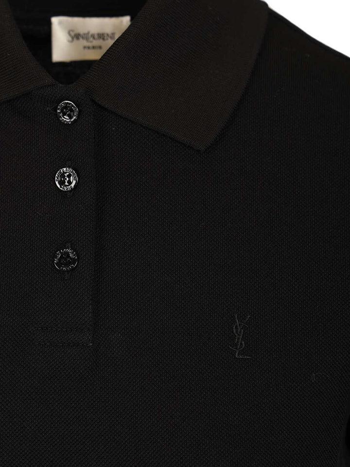 Saint Laurent Polo Dress Dresses - Black | e701f8a3218c41219df039f385ca55974ff321cf