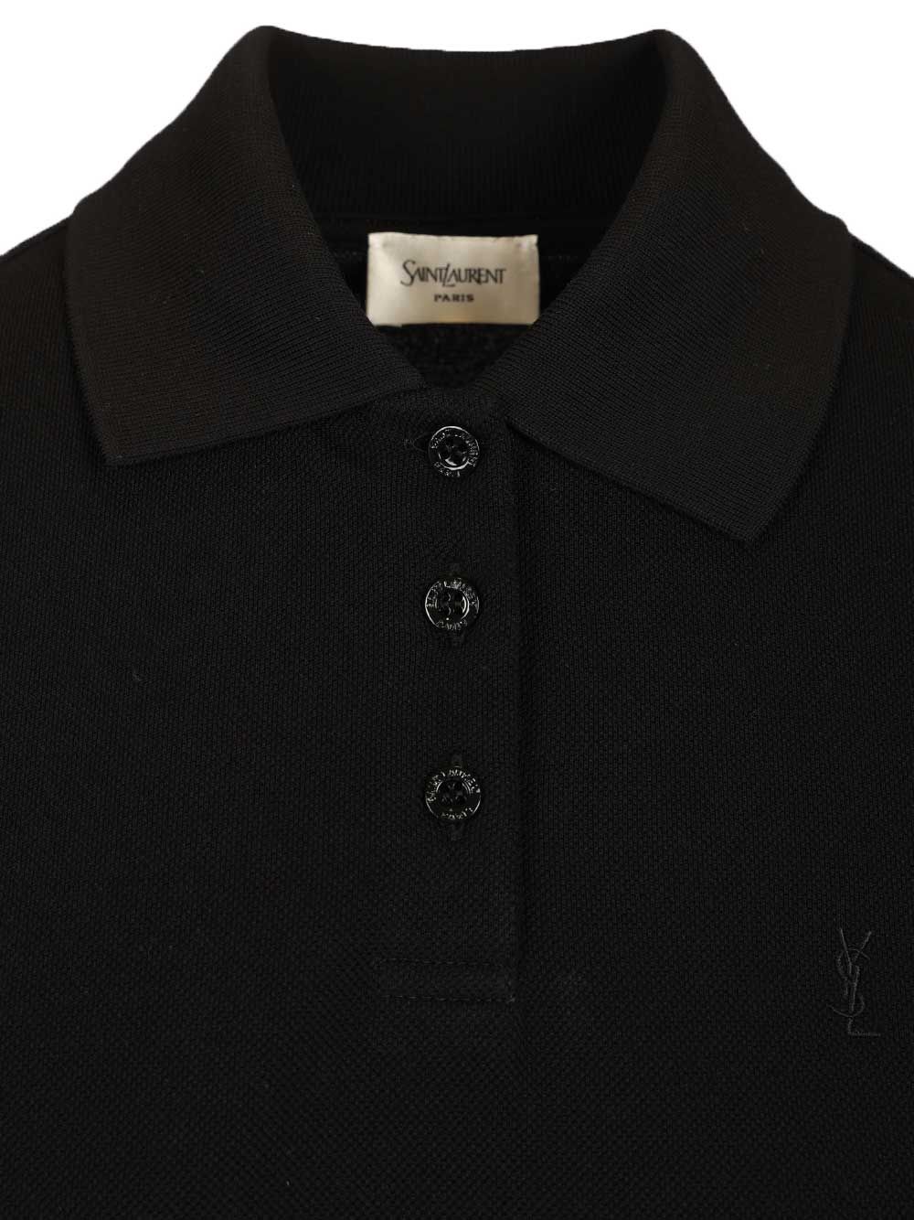 Saint Laurent Polo Dress Dresses - Black | 033c6392734ad00d8a7b4c665b623e61915bef8a