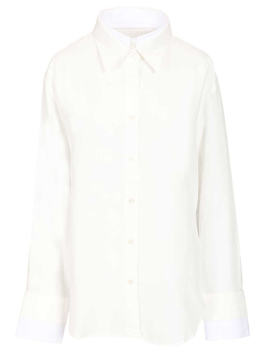 Layered Shirt Shirts White