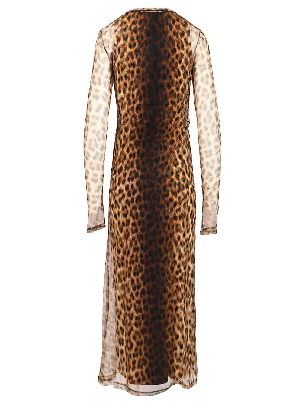 Sportmax Animal Print Fitted Dress Dresses - Animalier | a884446a67058302e62bdcee529ce127f28e6dd4