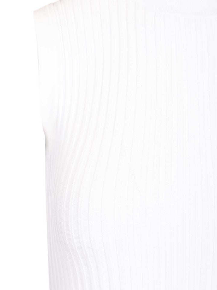 Max Mara Dress In Viscose Crêpe Yarn Dresses - White | 3b043485846bb305d6c348027f5917cc92ac454d