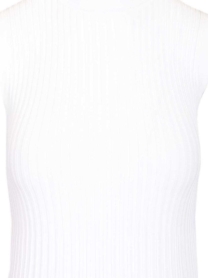 Max Mara Dress In Viscose Crêpe Yarn Dresses - White | e8baa8b9df222c4e18803061377d7a67ddf0652d