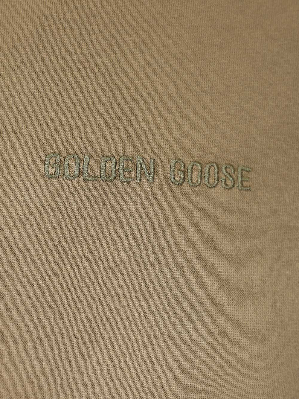 Golden Goose Deluxe Brand Cotton Jersey T-Shirt - Brown | b3f16c08d8e4c90e88b9697550bad60a68ad7e15