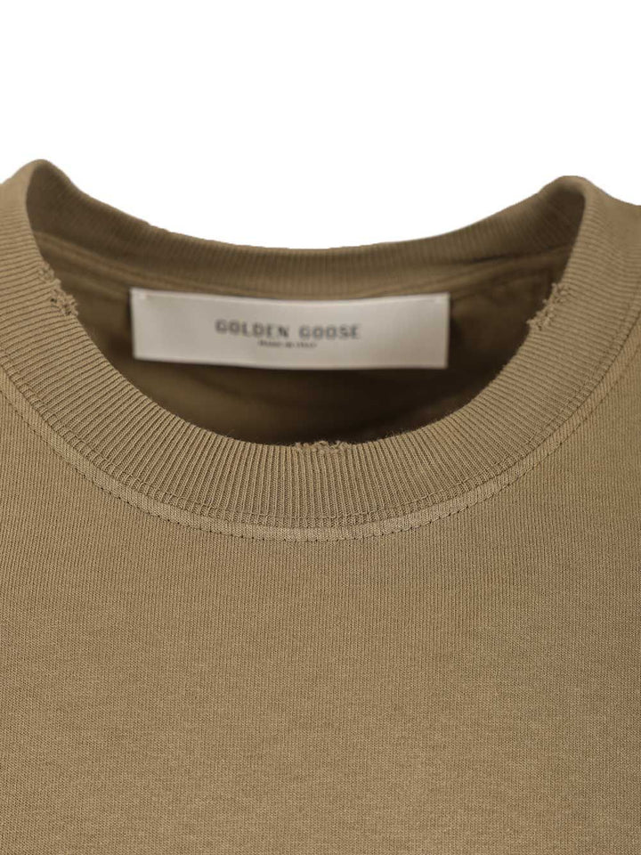 Golden Goose Deluxe Brand Cotton Jersey T-Shirt - Brown | a1f91c3b58554356af8d391d3e698f50494308f4