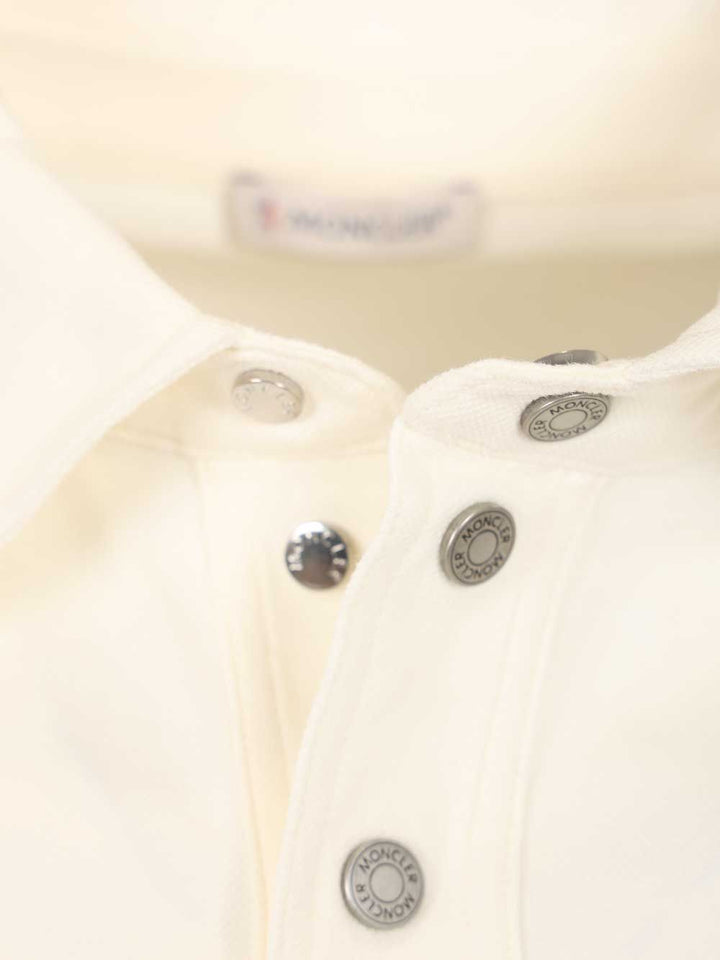 Moncler Cotton Pique Polo shirt - White | ed6f8763385f432cf9c88e38bbd47b8907abee50