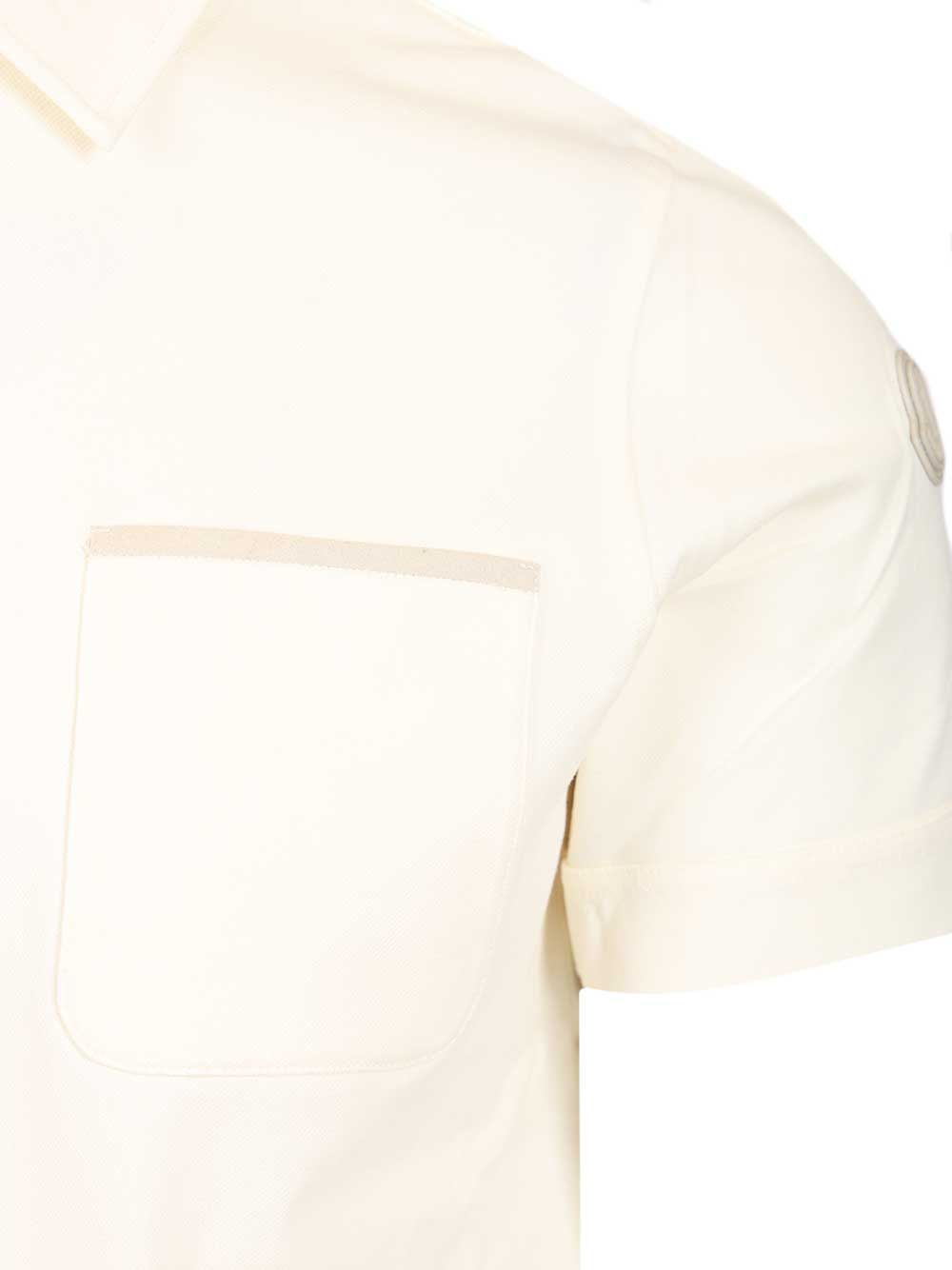 Moncler Cotton Pique Polo shirt - White | 60026bc8bec06edd9d02ff10e19678ea99c2fec2