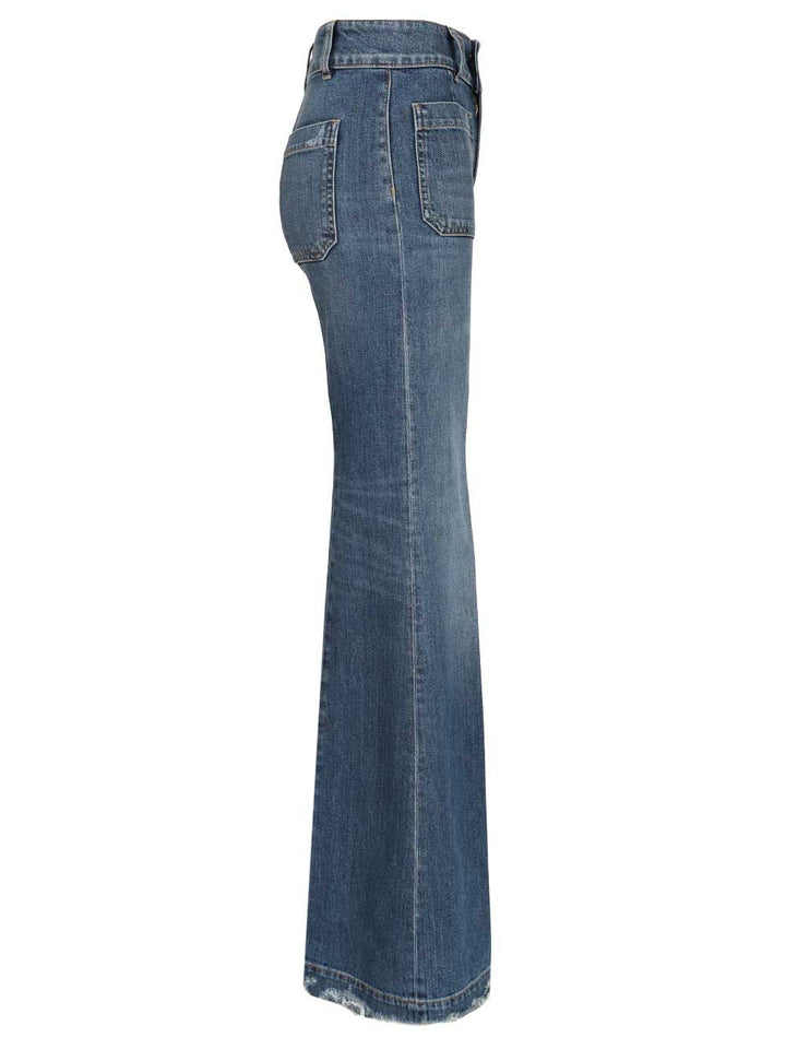 Seafarer Pantalone Jane Jeans - Blue | e9661f55bc35d99e92f3f7bf48c0c0bcfcb230a3