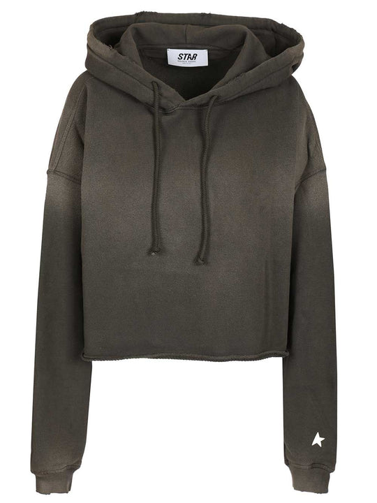 Cropped Over Sweatshirt Sweatshirts Black