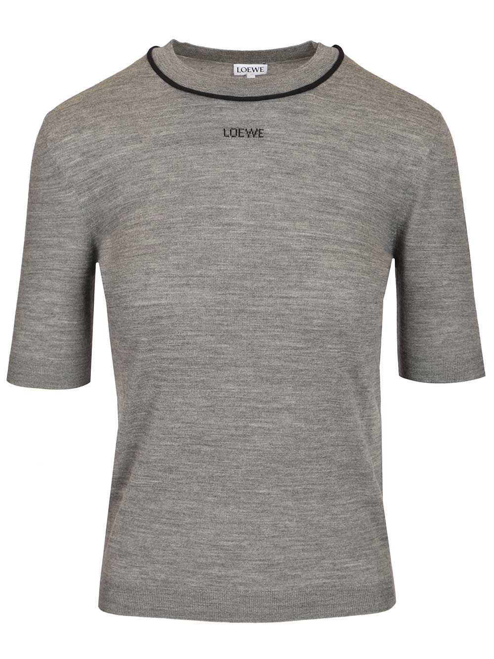 Loewe Wool Sweater Knitwear - Grey | 2afb188b7c52cc827c411da5afb242b88cc8b171