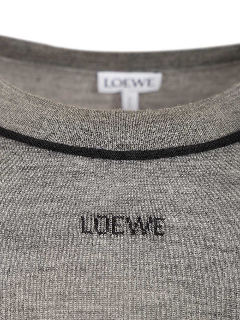 Loewe Wool Sweater Knitwear - Grey | 67a958cb900c9587a78192d5006a711d71c153b7