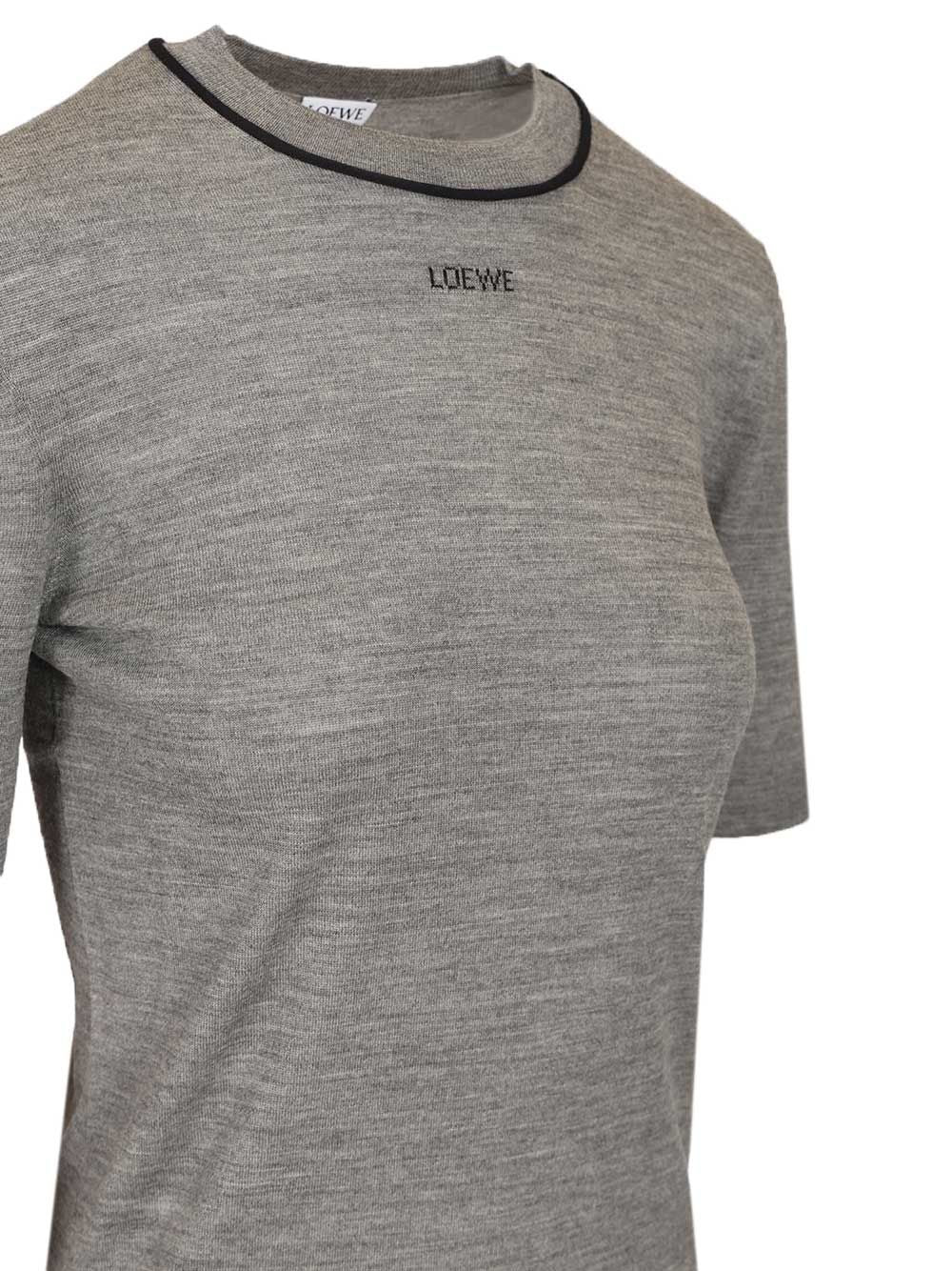 Loewe Wool Sweater Knitwear - Grey | eafbb284c8a5839e918526a38c21322782d0f85b