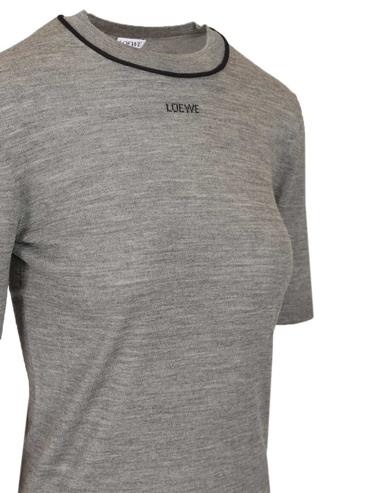 Loewe Wool Sweater Knitwear - Grey | eafbb284c8a5839e918526a38c21322782d0f85b