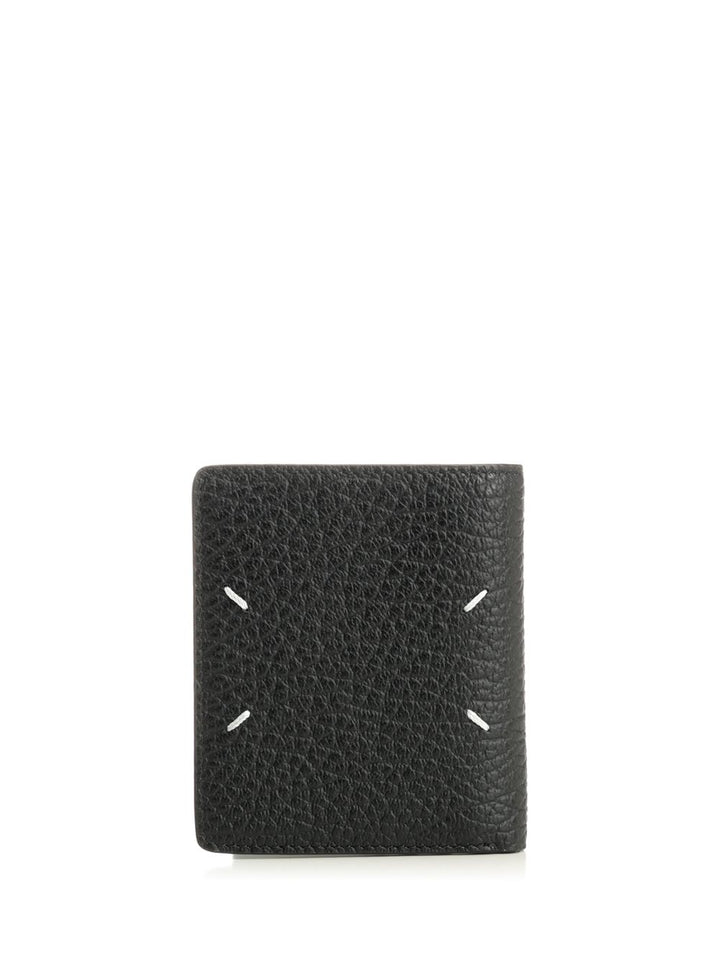 Maison Margiela Leather Wallet Wallets - Black | f95833a0d800e089f1ede2fc0125a008263ab2b9