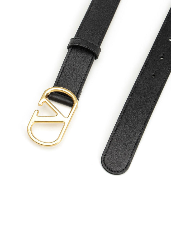 Valentino Garavani Vlogo Signature Belts - Black | 4833a8fd722e79fc09471d8dead82a49717a8599