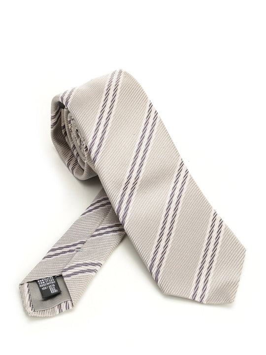 Silk Tie Ties And Bow Ties Beige