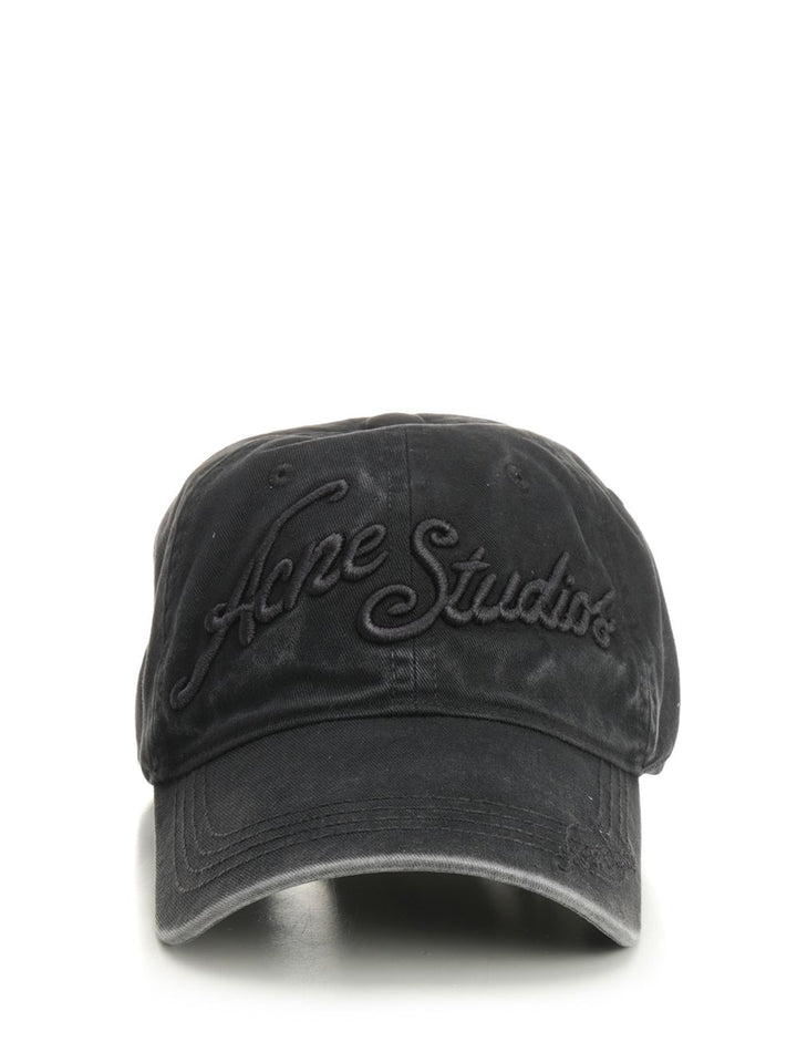 Acne Studios Baseball Hat Hats - Black | dad805575524bbfd2f169893de0c3f89440c7fb9