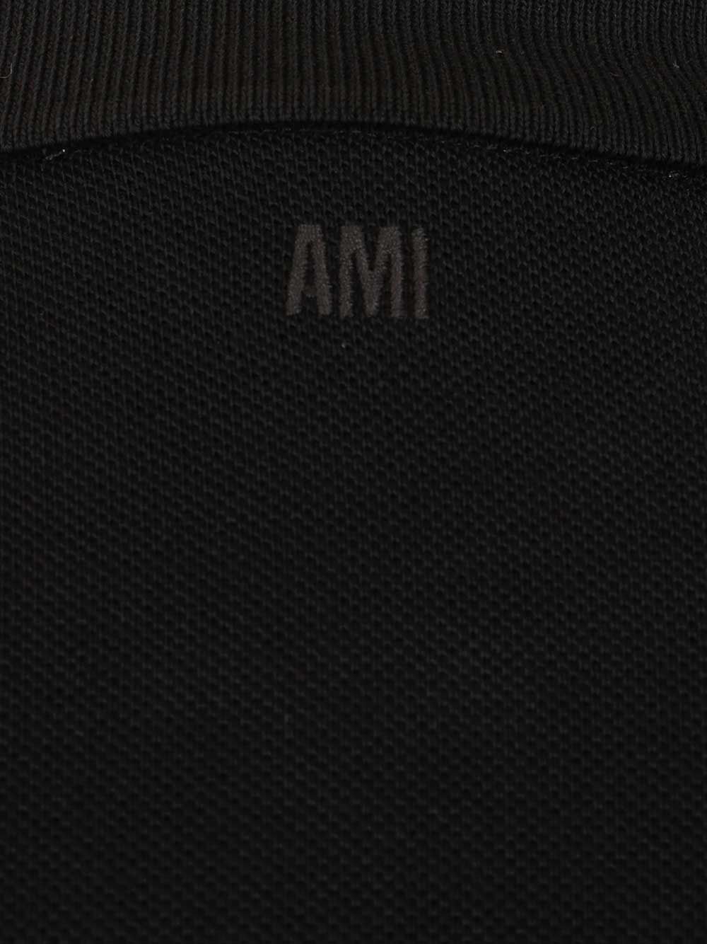 Ami Ami De Coeur Polo shirt - Black | 3accbd6817d8b017fe12e55713446f6f76580c88