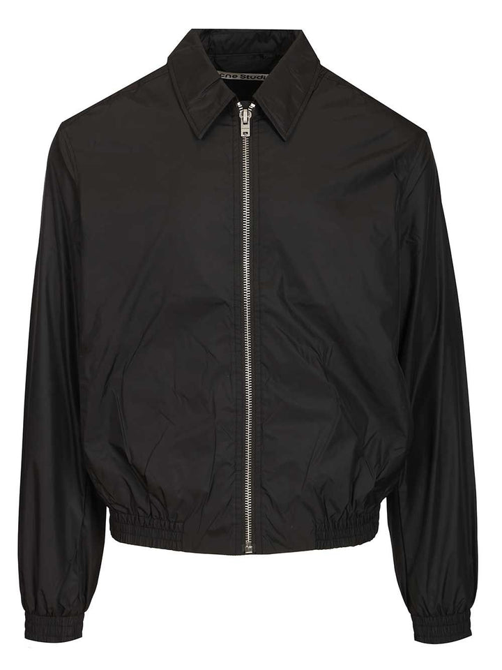 Acne Studios Collared Jacket Jackets - Black | efc29754c0ab949e0c2ddfde8c6aa97f57ab95d5