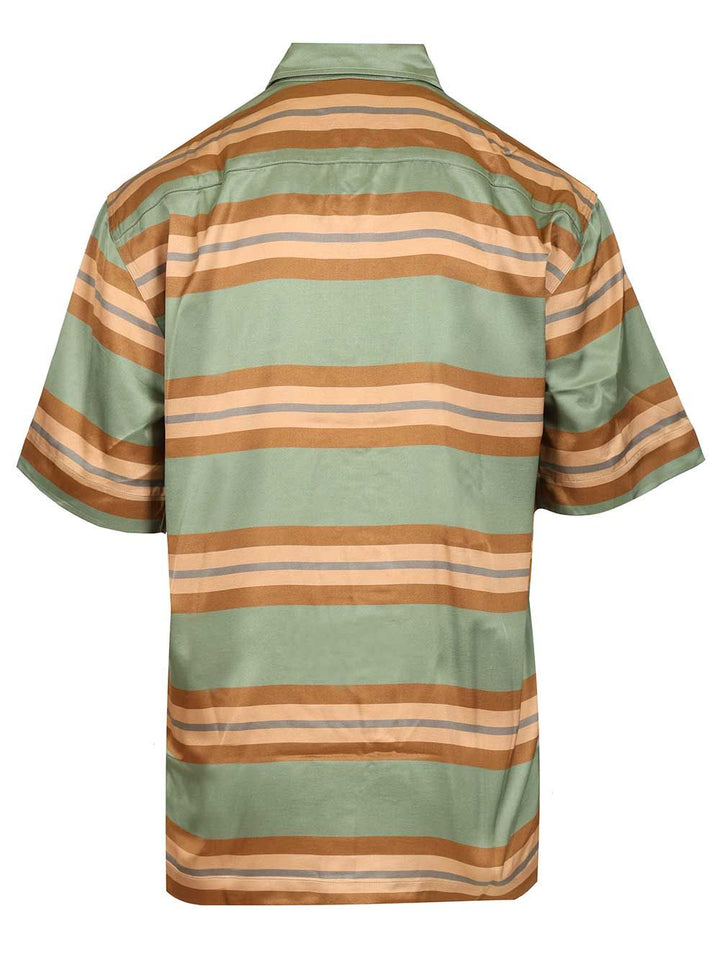 Dries Van Noten Short-Sleeved Shirt Shirts - Green | 2f9eed850c0f9c009bc186d1345fc9086e187ac7