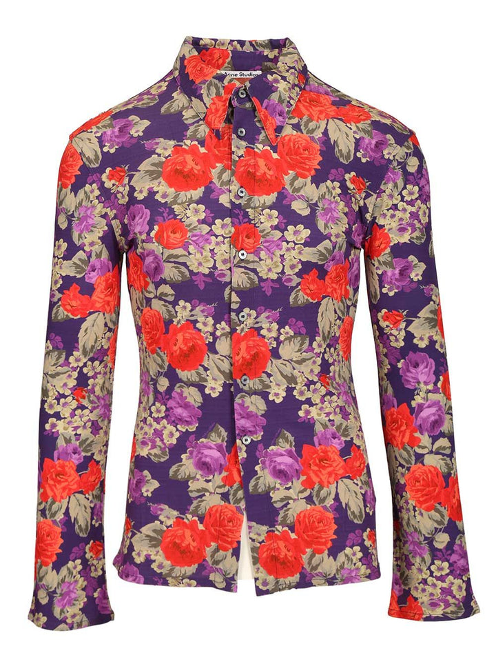 Acne Studios Floral Print Shirt Shirts - Multicolor | fabab63c7eff01592b3ff92b6a6e38d565d8cf7b