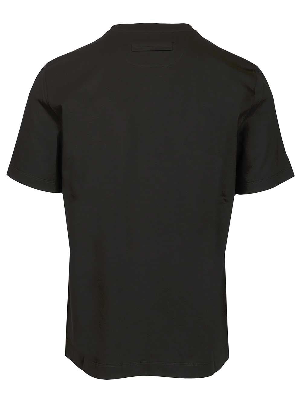 Ermenegildo Zegna Cotton T-Shirt - Black | b5749578a7ab3015b5905282b4e071f19239ab15