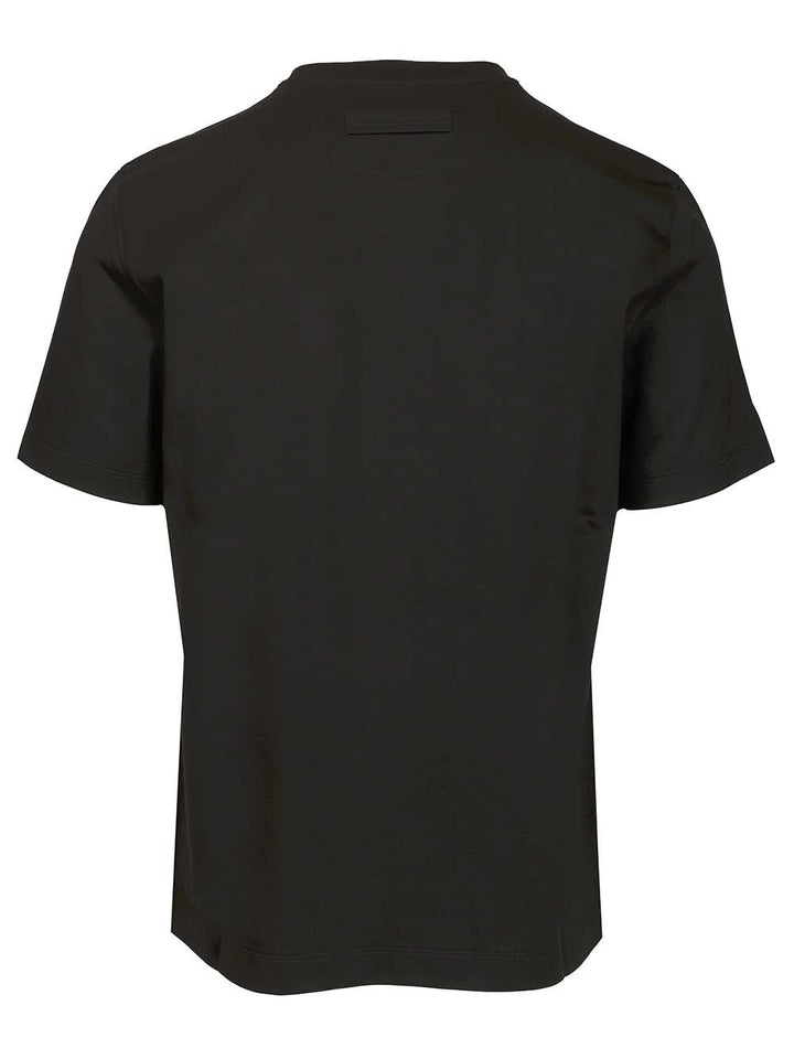 Ermenegildo Zegna Cotton T-Shirt - Black | b5749578a7ab3015b5905282b4e071f19239ab15