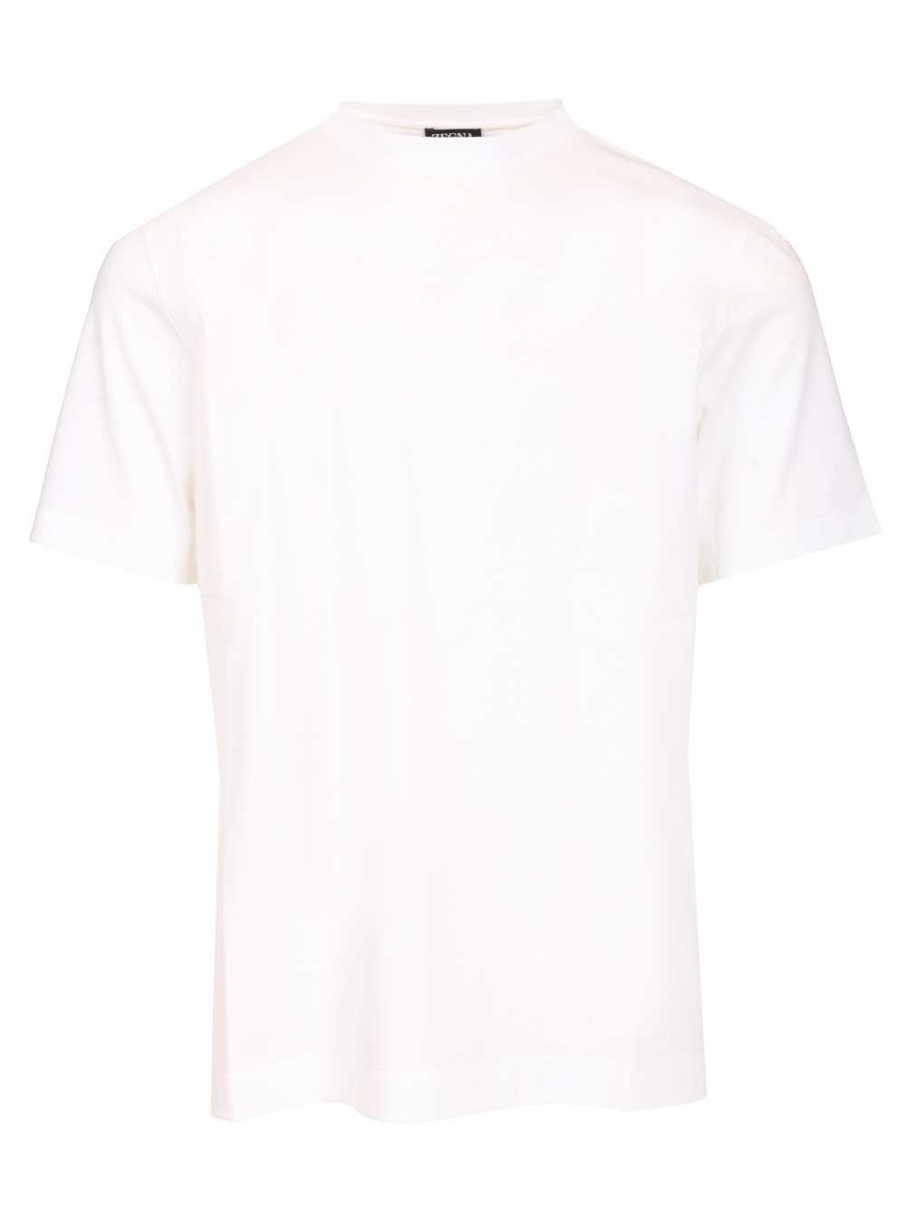 Ermenegildo Zegna Cotton T-Shirt - White | b2a1ea3cff9fc5617562b3db50bc744411589782