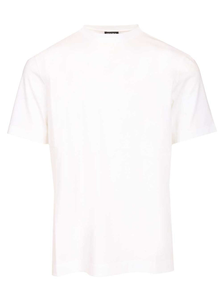 Ermenegildo Zegna Cotton T-Shirt - White | b2a1ea3cff9fc5617562b3db50bc744411589782