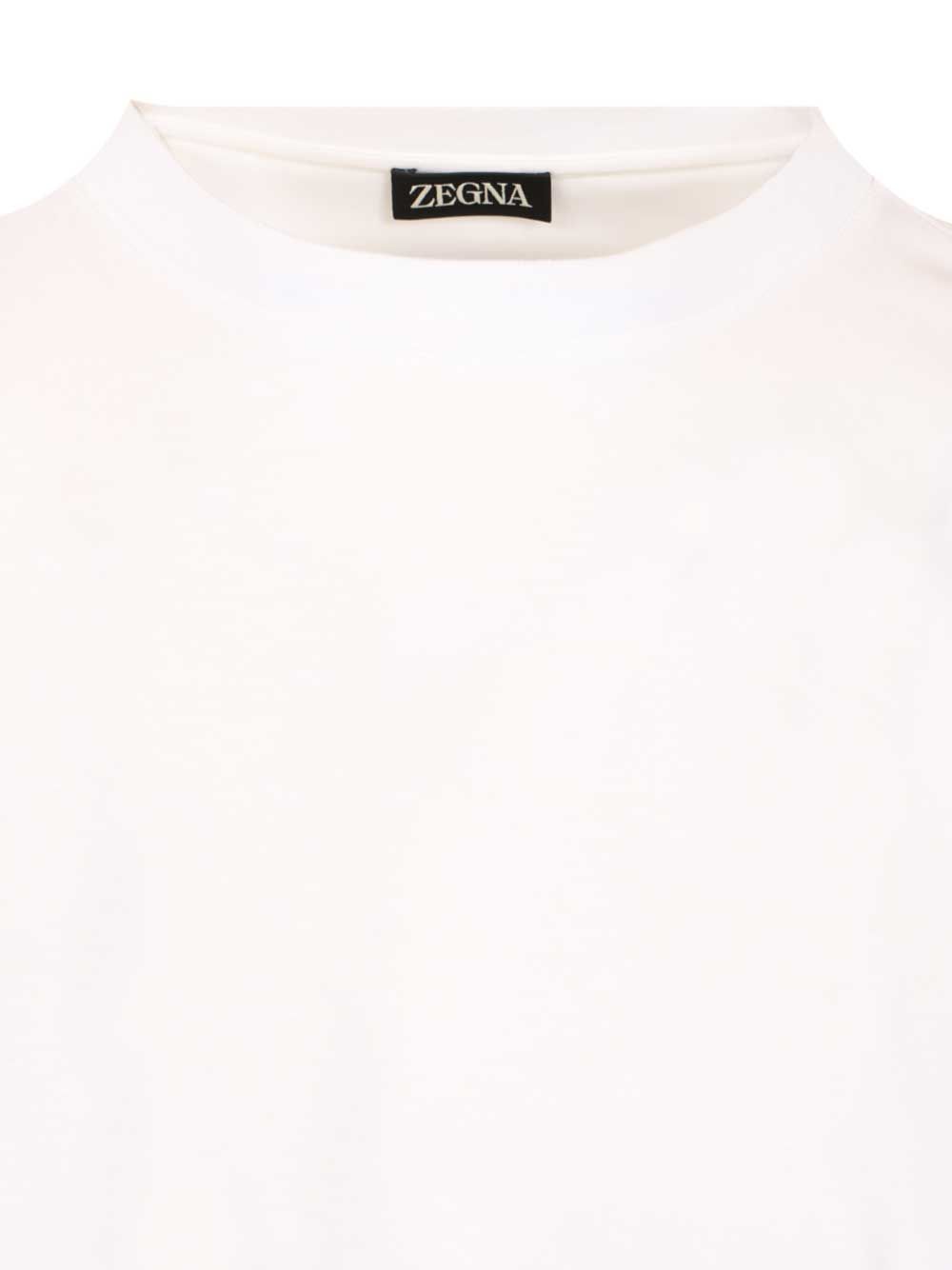 Ermenegildo Zegna Cotton T-Shirt - White | 998c8a3951e73f244b5f4fa928d81e5a0820f271