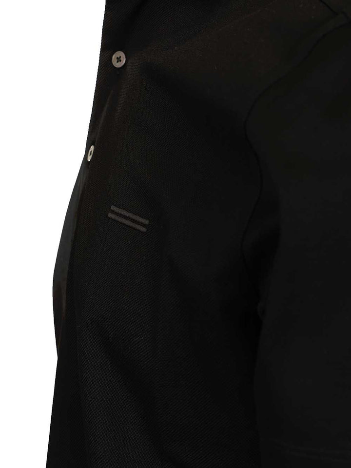 Ermenegildo Zegna Short-Sleeved Cotton Polo shirt - Black | 14decd34521a9aa6d1aebcac701135c9339ab9f9