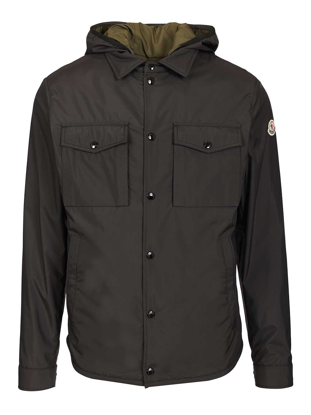 Moncler Chirano Shirt Jacket Jackets - Black | 62558c709677971cc0001b62d4d653a85c005a62