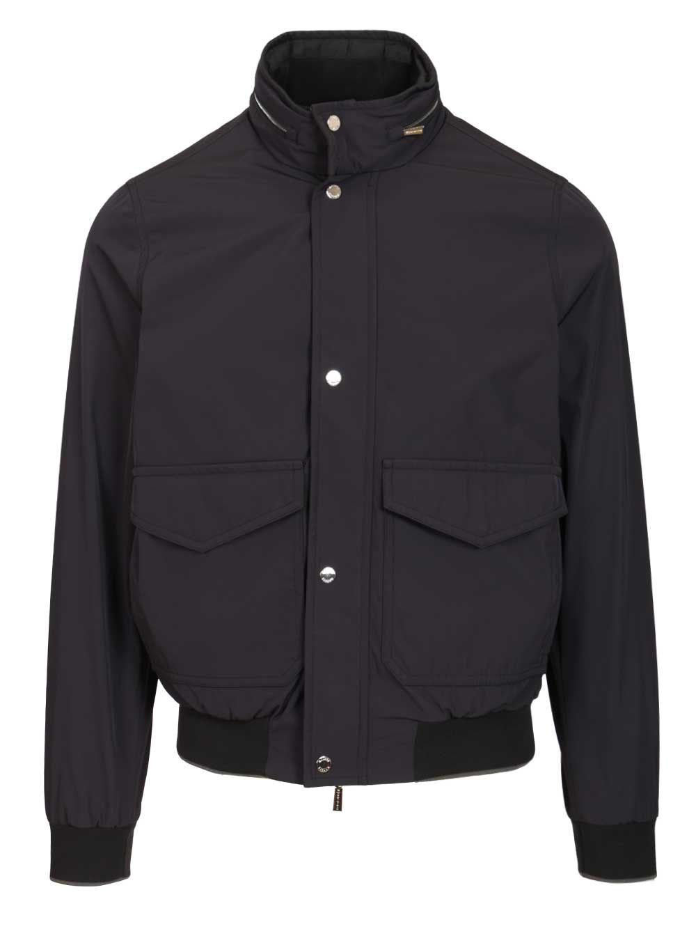 Moorer Tanner-At Bomber Regular Jackets - Blue | bdef77610aad35284aaa5af64ae8967f515a1f6f