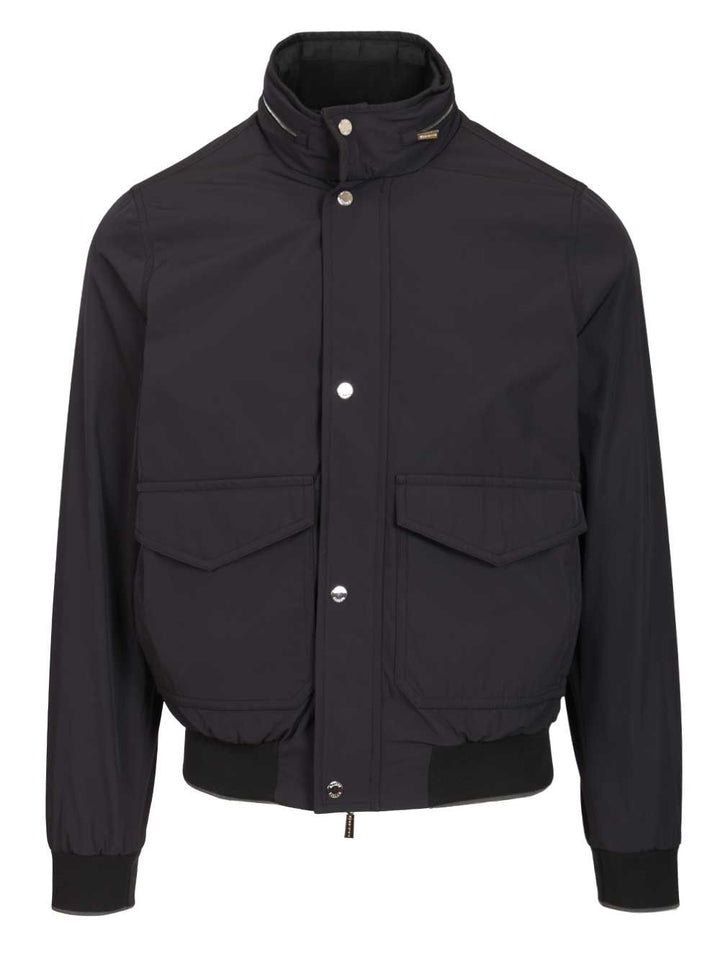 Moorer Tanner-At Bomber Regular Jackets - Blue | bdef77610aad35284aaa5af64ae8967f515a1f6f