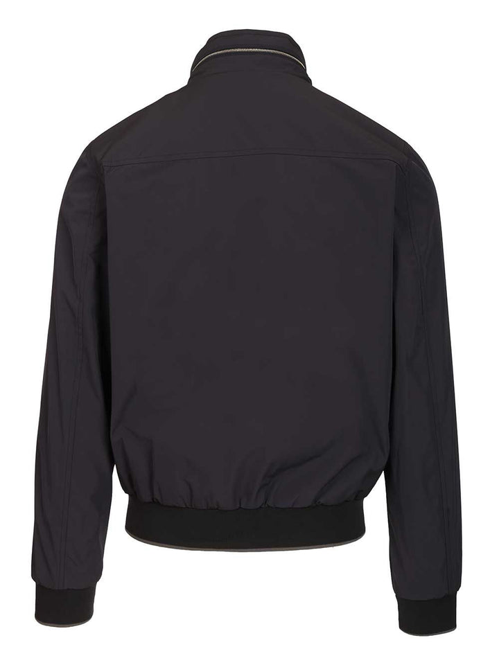 Moorer Tanner-At Bomber Regular Jackets - Blue | 29b97fe3d19e50303b0448d81c3f7a04ba6b14e7