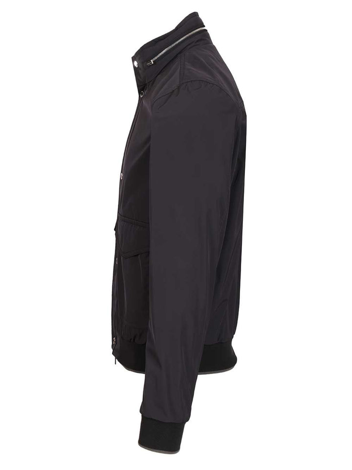 Moorer Tanner-At Bomber Regular Jackets - Blue | c7cfb42e5f44f93f618149ecb2004b4409a9559f